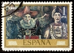 Sellos de Europa - Espaa -  Día del Sello. Payasos - Solana