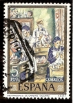 Sellos de Europa - Espaa -  Día del Sello. Decoradores de caretas - Solana