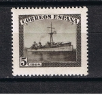 Stamps Spain -  Edifil  849 E  En honor del Ejército y la Marina.   