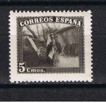 Stamps Spain -  Edifil  849 F  En honor del Ejército y la Marina.   