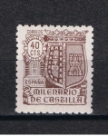 Stamps Europe - Spain -  Edifil  981  Milenario de Castilla.  