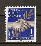 Stamps Africa - Equatorial Guinea -  Dia de la Independencia