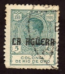 Stamps Spain -  Alfonso XIII Colonia de Rio de Oro LA AGÚERA