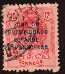 Stamps : Europe : Spain :  Alfonso XIII  Protectorado Marruecos
