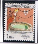 Stamps : Europe : Czechoslovakia :  Binette Schroeder