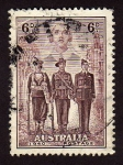 Stamps Australia -  Conmemorativo levantamiento de un contingente de  tropas australianas