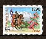 Stamps Chile -  SÍMBOLOS   NACIONALES