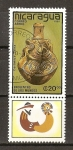 Stamps Nicaragua -  Encuentro de dos Mundos