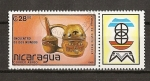 Stamps Nicaragua -  Encuentro de dos Mundos