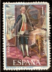 Stamps : Europe : Spain :  Hispanidad. Puerto Rico. Brigadier M.A. de Ustariz