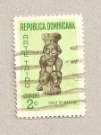 Stamps Dominican Republic -  Idolo de madera