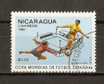 Sellos de America - Nicaragua -  Mundial Futbol 82
