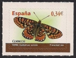Stamps : Europe : Spain :  Flora y Fauna-Euphydryas aurinia