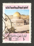 Stamps : Africa : Libya :  mezquita al asqsa en jerusalen