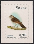 Stamps : Europe : Spain :  Flora y Fauna-Ruiseñor común
