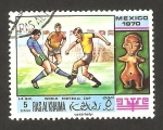 Stamps United Arab Emirates -  Ras Al Khaima - Mundial de fútbol mexico 1970