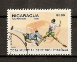 Sellos del Mundo : America : Nicaragua : Mundial de Futbol 82