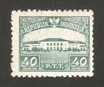 Stamps Indonesia -  Oficina central de Correos en Bandoeng 