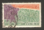 Sellos del Mundo : Asia : Vietnam : trabajando en el campo, braceros