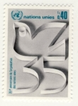Stamps Switzerland -  35 Aniversario ONU