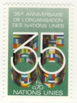 Sellos de Europa - Suecia -  35 Aniversario ONU