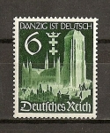 Stamps Germany -  III Reich / Retorno de Dantzig