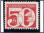 Stamps Czechoslovakia -  Cifras