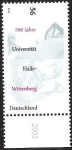 Stamps Germany -  500 JAHRE UNIVERSITAT HALLE WITTENBERG