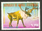 Stamps Equatorial Guinea -  protección de la naturaleza, caribu 
