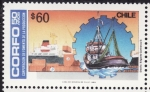 Stamps Chile -  50 años de la corporacion de fomento a la produccion