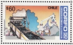 Sellos de America - Chile -  50 años de la corporacion de fomento a la produccion