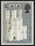 Sellos de Europa - Reino Unido -  REINO UNIDO - Castillos y recintos fortificados del rey Eduardo I