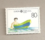 Stamps Portugal -  Açores, barca de lata