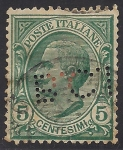 Stamps : Europe : Italy :  Víctor Manuel III