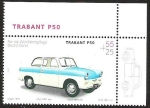 Stamps Germany -  AUTOMOVILES ANTIGUOS - TRABANT P50