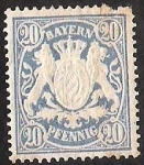 Stamps Germany -  BAYERN ESCUDO