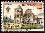 Stamps : Europe : Spain :  Hispanidad, Nicaragua - Iglesia de Subtiava