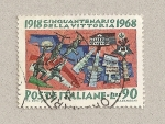 Stamps Italy -  50 Aniv. de la victoria