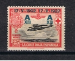 Stamps Europe - Spain -  Edifil  367  Aniversario de la Jura de la constitución por Alfonso XIII  Sellos de 1926 sobrecargado