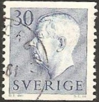 Stamps Sweden -  gustavo VI