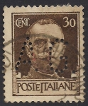 Stamps Italy -  Víctor Manuel III de Italia