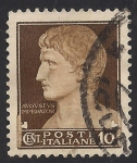 Stamps Italy -  César Augusto