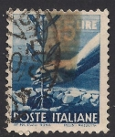 Stamps : Europe : Italy :  La plantación de árboles.