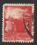 Stamps Italy -  Antorcha.