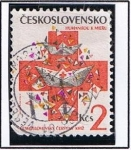 Stamps Czechoslovakia -  Cruz Roja