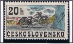 Sellos de Europa - Checoslovaquia -  Motocicleta