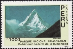 Stamps : America : Peru :  PARQUE NACIONAL DE HUASCARAN