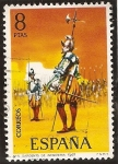 Stamps Spain -  Uniformes Militares - Sargento de Infanteria.1567