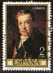 Stamps Spain -  Autorretrato - Vicente López Portaña