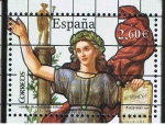 Stamps Spain -  Edifil  4445   Vidrieras. Vidrieras de la Real Academia Española.  